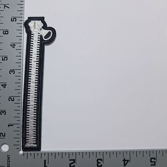 Iron On Patch-Crafts Material DIY Applique-Zipper - Picture 2 of 3